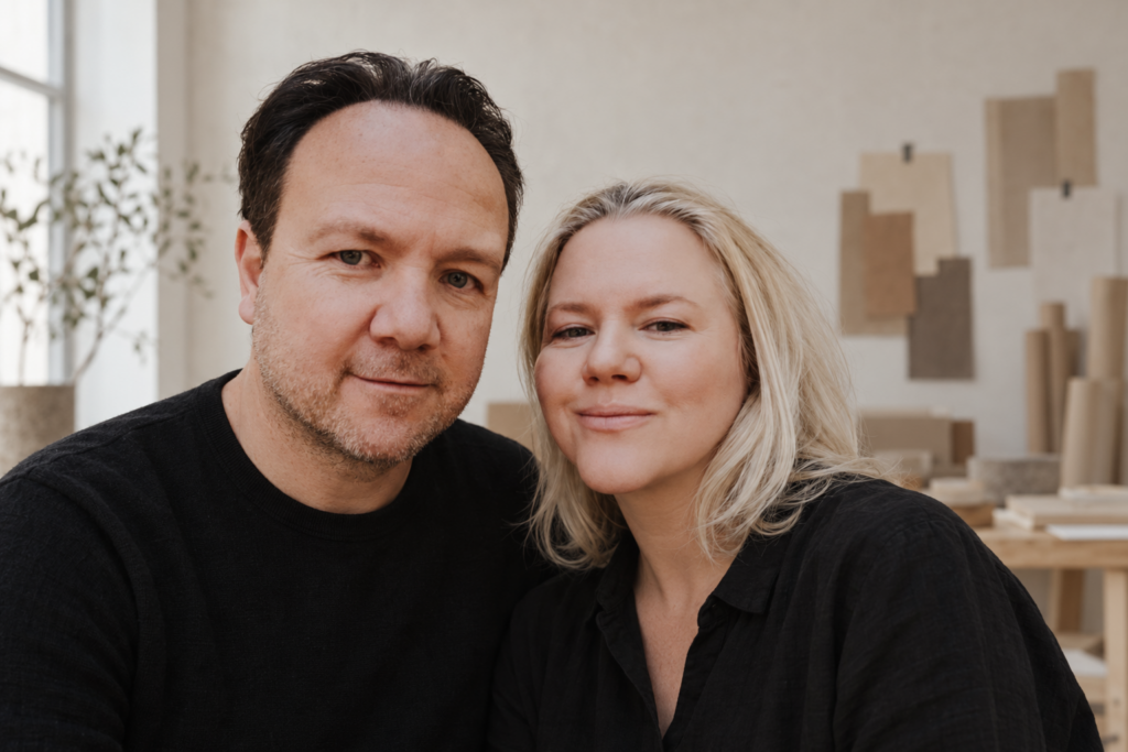 Thomas and Anastasia Rasmussen, founders of MULGEO copenhagen